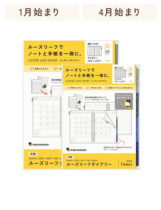 月間ダイアリー 製品画像