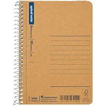 製品画像：スパイラルノート ベーシック　6mm罫　A6