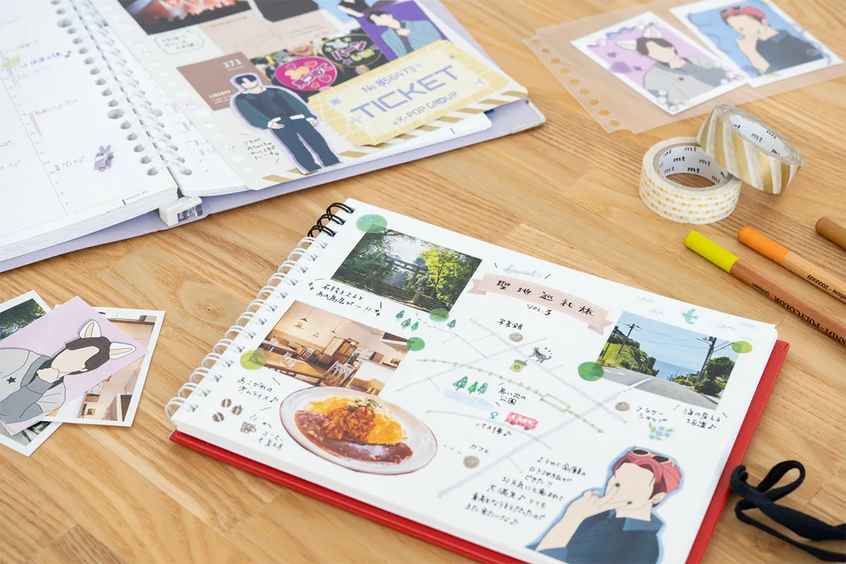イメージ画像：推し活ノートの作り方！愛情詰め詰めのDIYアイデアやおすすめ手帳を解説